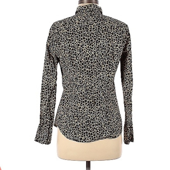 J Crew // Leopard Print Button Down Shirt - Picture 2 of 7
